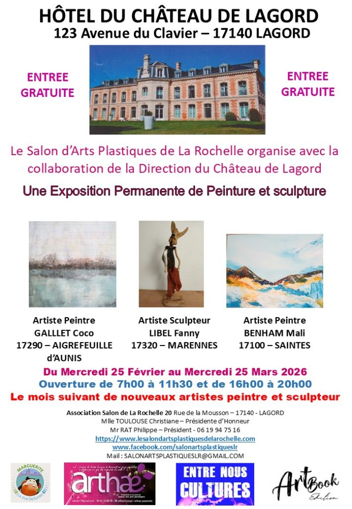 Affiche Mars 2026 exposition Château de LAgord